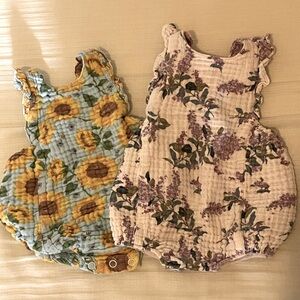 Angel Dear Sun suits bubble rompers